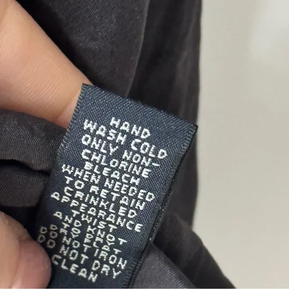 VTG | BANANA REPUBLIC SILK GIRLY COQUETTE UTILITY SHIRT DRESS TUNIC QUIET LUXURY - Picture 11 of 12